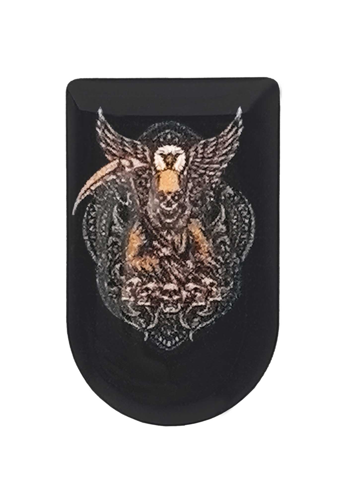 Death Soldier Gold Desenli Şarjör Etiketi Şarjör Altı Bayrak Sticker