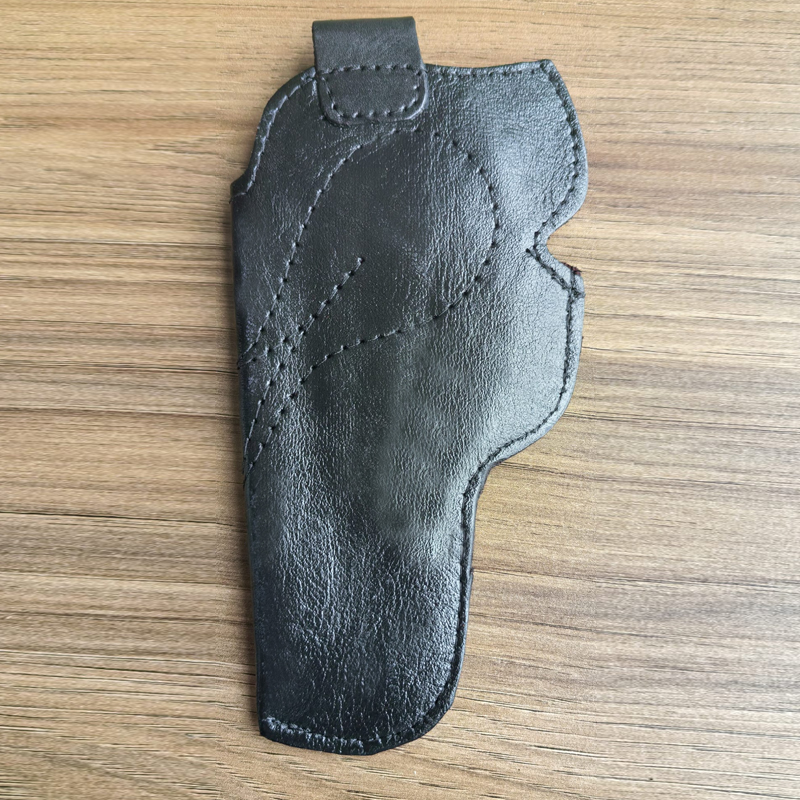 Smith Wesson 5906 İçin Uyumlu İçi Kırmızı Çorap Tipi Deri Taşıma Kılıfı