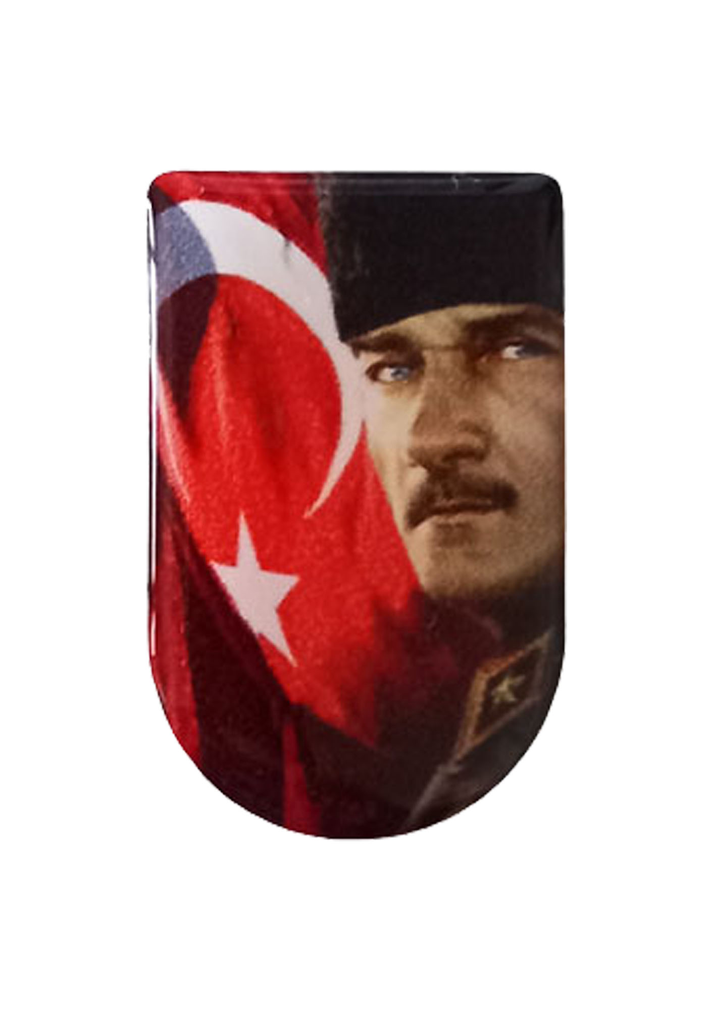 Atatürk Bayrak Desenli Şarjör Etiketi Şarjör Altı Bayrak Sticker