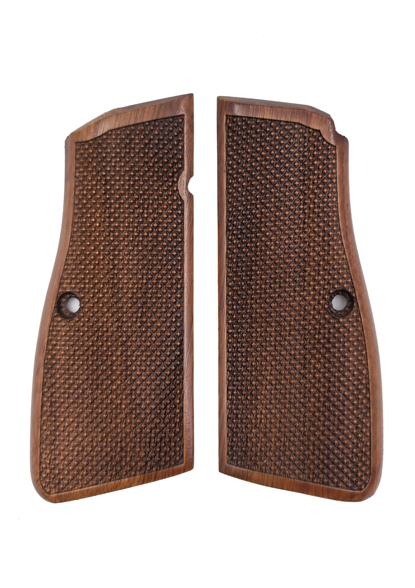 Browning HP Uyumlu Muadil Ahşap Kabze Klasik Prizma Desenli Model 050