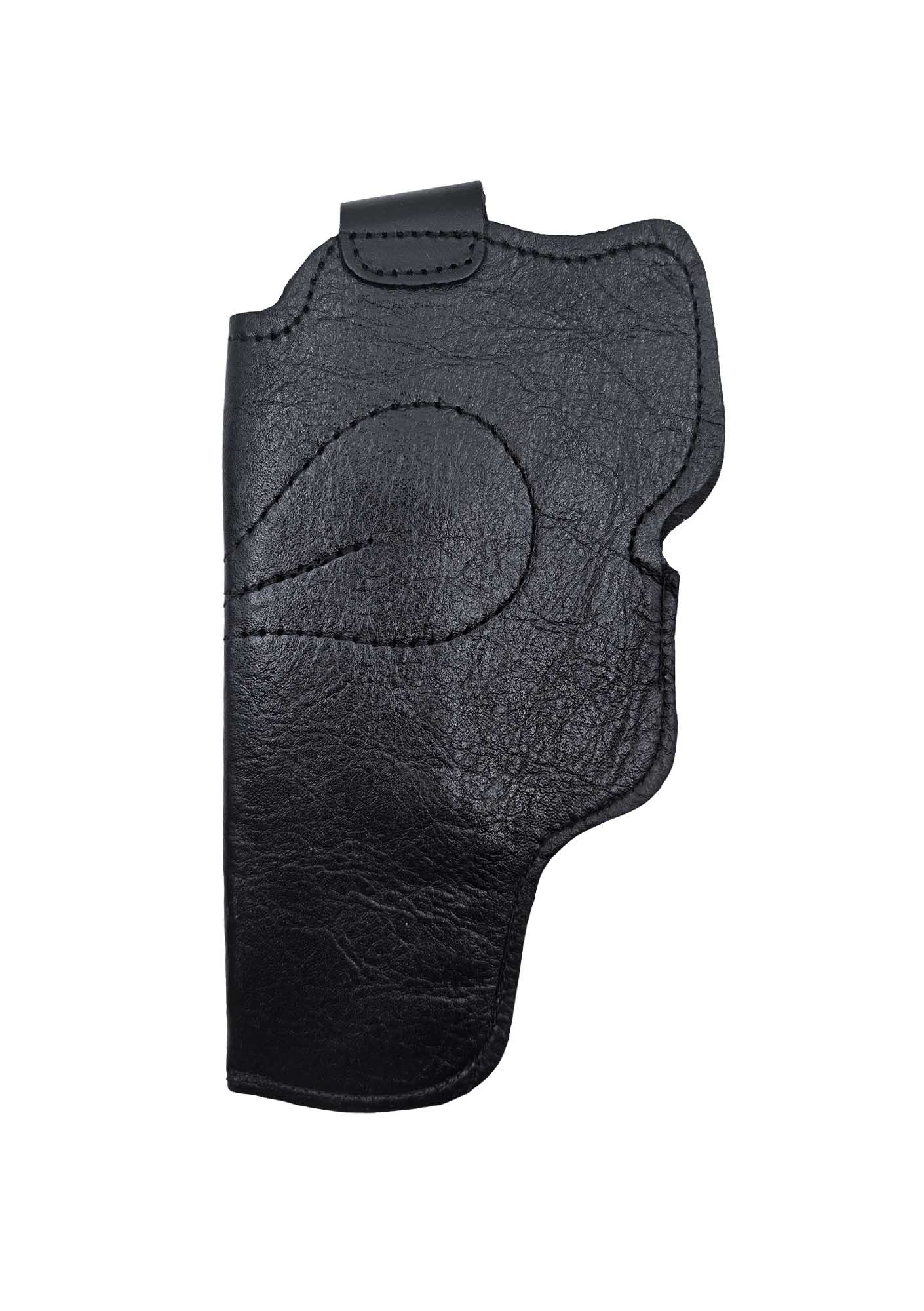 Glock 19 İçin Uyumlu Çorap Tipi Deri İç Kılıf Metal Maşalı Siyah