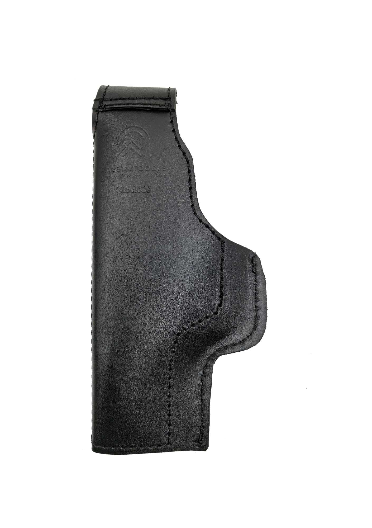 Glock 19 Uyumlu Velkrolu Napa Deri Maşalı Kemer İçi Kılıf Siyah