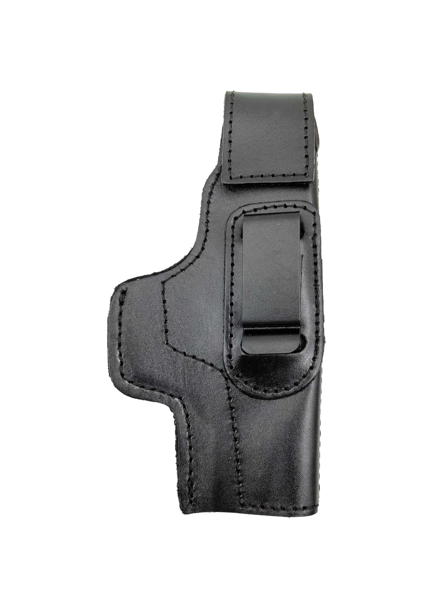 Glock 19 Uyumlu Velkrolu Napa Deri Maşalı Kemer İçi Kılıf Siyah