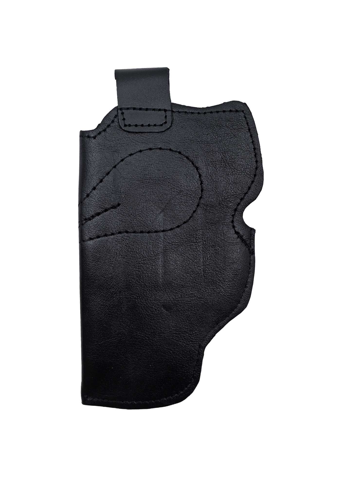 Glock 26 İçin Uyumlu Çorap Tipi Deri İç Kılıf Metal Maşalı Siyah