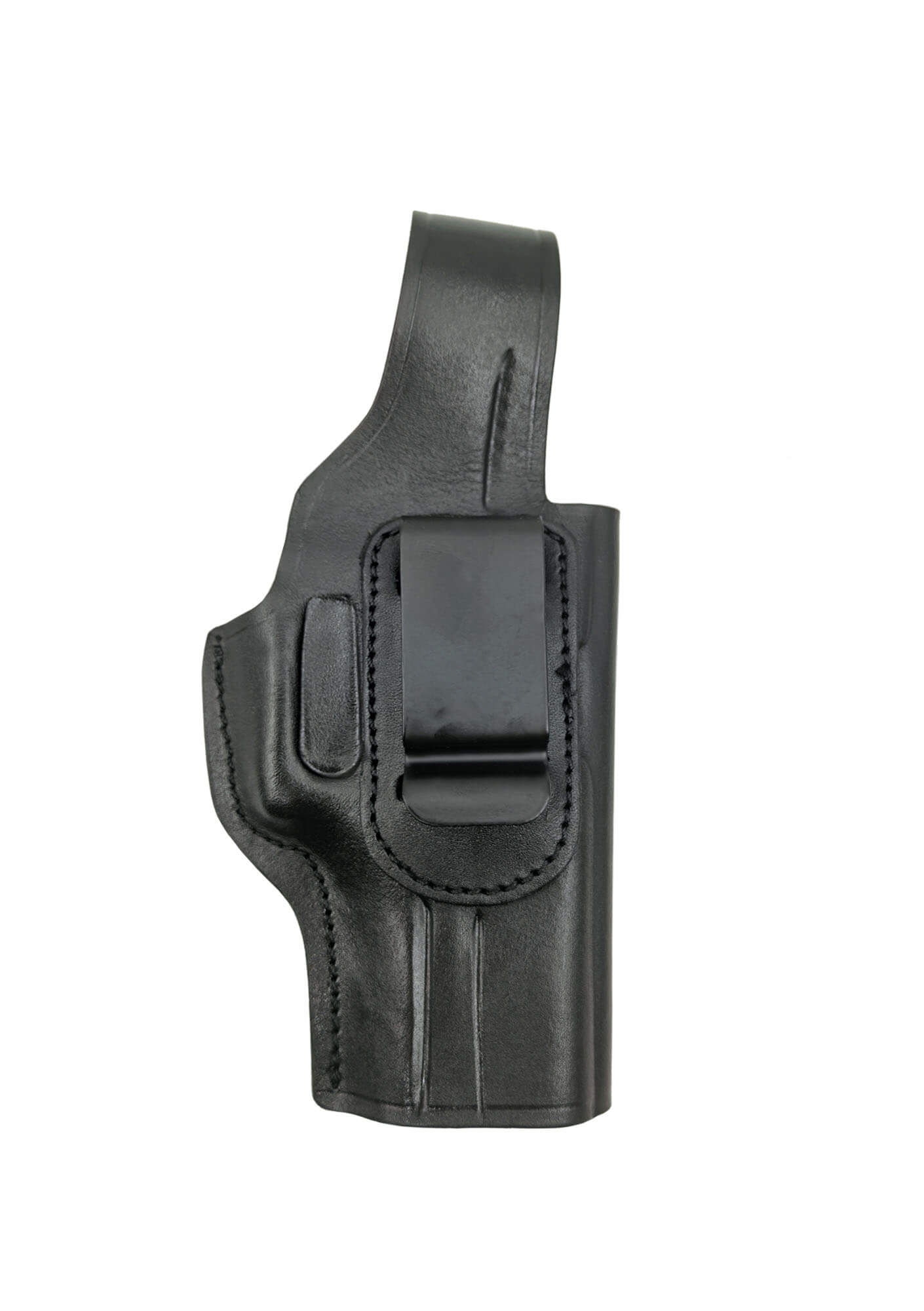 Glock 17 İçin Uygun İç-Dış Deri Silah Kılıfı Siyah