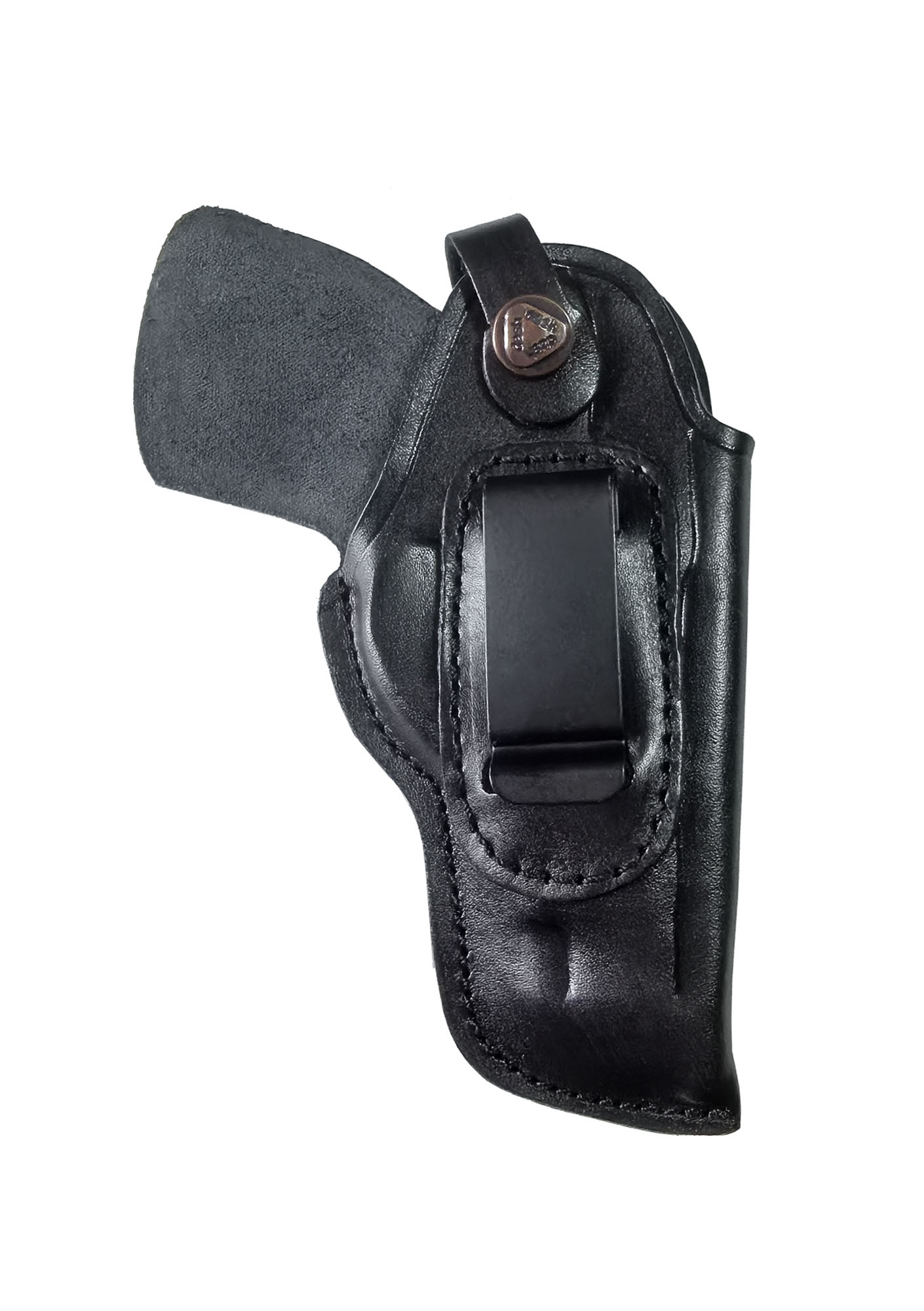 Beretta Mod 70 İçin Uygun Kapalı Namlu Kemer İçi Deri Silah Kılıfı Siyah