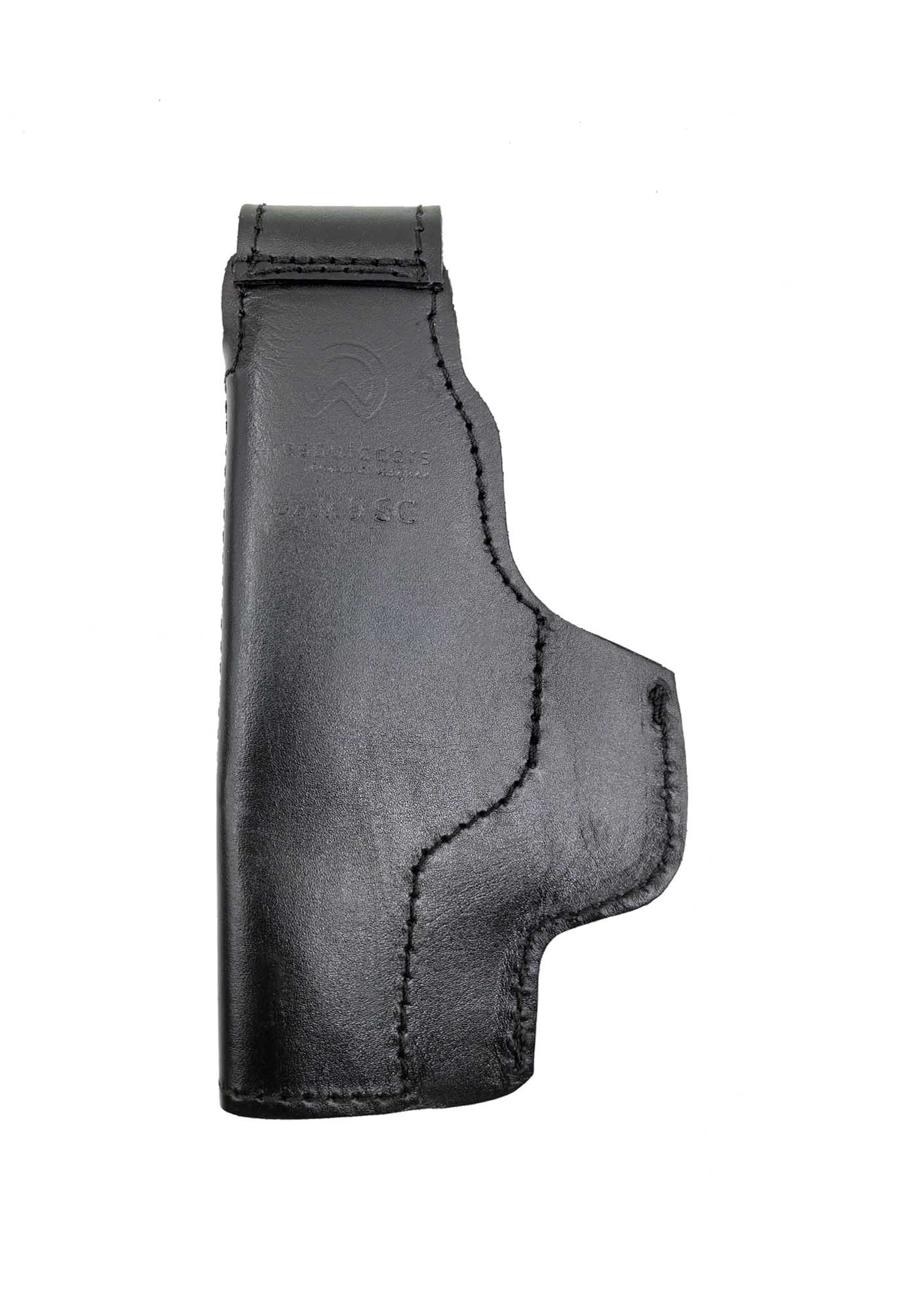 Sarsılmaz SAR9 SC Uyumlu Velkrolu Napa Deri Maşalı Kemer İçi Kılıf Siyah