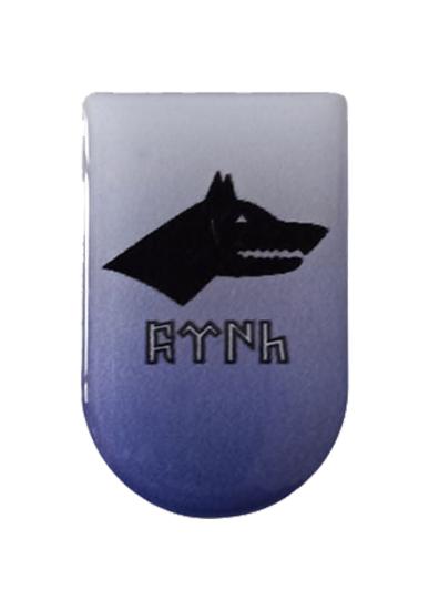 Göktürk Kurt Desenli Şarjör Etiketi Şarjör Altı Bayrak Sticker