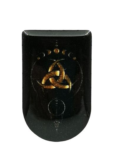 Siyah Mahsusa Desenli Şarjör Etiketi Şarjör Altı Bayrak Sticker