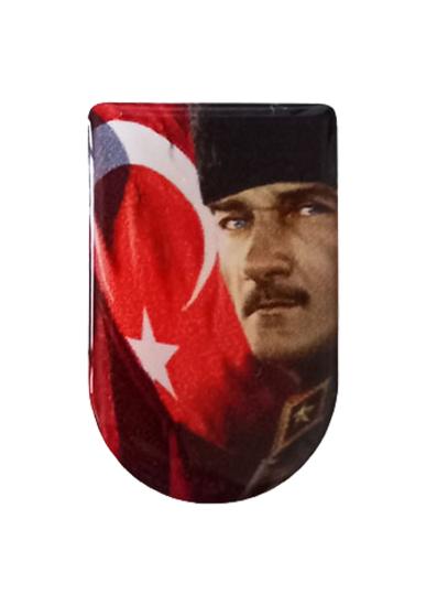 Atatürk Bayrak Desenli Şarjör Etiketi Şarjör Altı Bayrak Sticker