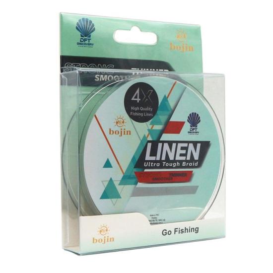 DFT Discovery Bojin 4X 0.14MM Yeşil Linen İp Misina 300Mtr