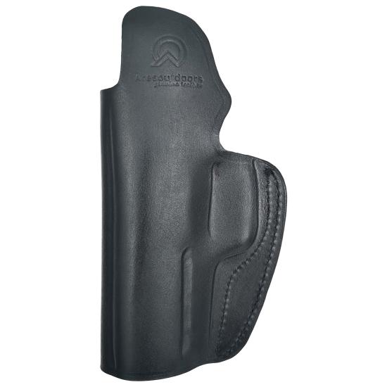 Glock 19 İçin Uyumlu Deri Gizli Taşıma Silah Kılıfı Siyah Metal Maşalı