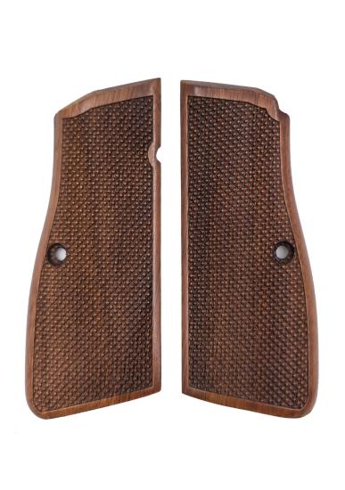 Browning HP Uyumlu Muadil Ahşap Kabze Klasik Prizma Desenli Model 050