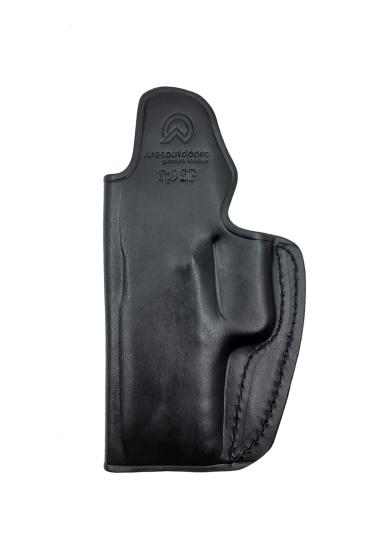 Canik TP9 SF İçin Uygun Gizli Kemer İçi Deri Silah Kılıfı Siyah