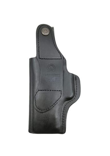 Canik TP9 SF İçin Uygun İç-Dış Deri Silah Kılıfı Siyah