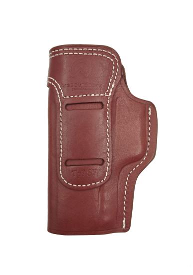 Canik TP9 SF İçin Uygun Sağ Sol Yönü Değişebilir İç ve Dış Deri Silah Kılıfı Kahve