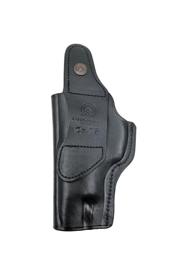 CZ 75 İçin Uygun İç-Dış Deri Silah Kılıfı Siyah