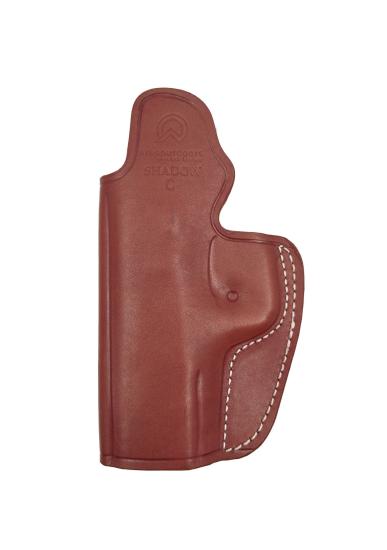 CZ Shadow 2 Compact İçin Uygun Gizli Kemer İçi Deri Silah Kılıfı Kahve