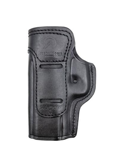 CZ Shadow 2 Compact İçin Uygun Sağ Sol Yönü Değişebilir İç ve Dış Deri Silah Kılıfı Siyah