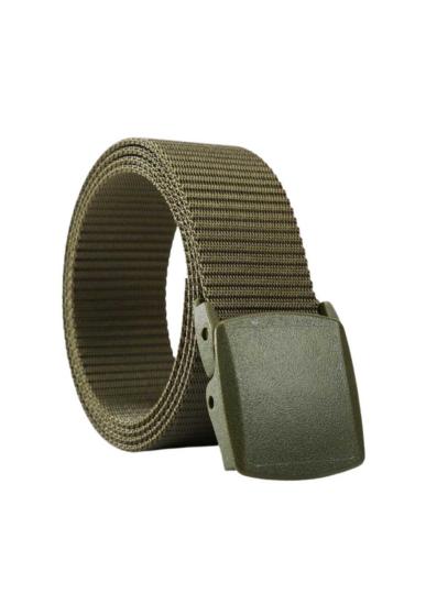 Plastik Tokalı Haki Tactical Basic Kemer