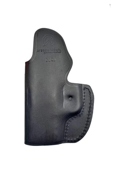 Canik Mete MC9 İçin Uygun Gizli Kemer İçi Deri Silah Kılıfı Siyah