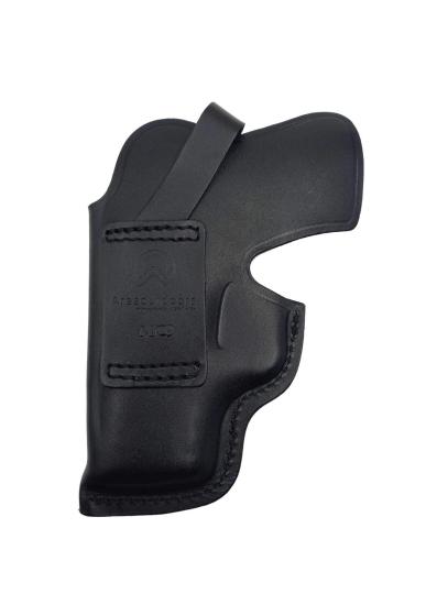 Canik Mete MC9 İçin Uygun Kapalı Namlu Kemer İçi Deri Silah Kılıfı Siyah