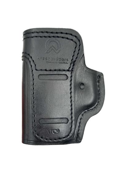 Canik Mete MC9 İçin Uygun Sağ Sol Yönü Değişebilir İç ve Dış Deri Silah Kılıfı Siyah