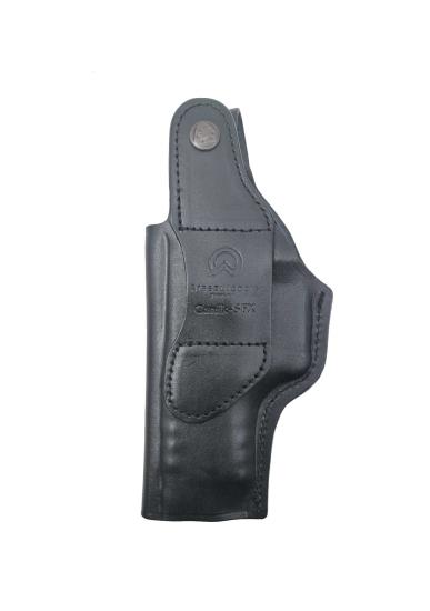 Canik TP9 SFX İçin Uygun İç-Dış Deri Silah Kılıfı Siyah