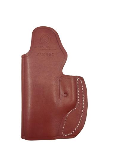 Sarsılmaz SAR9 SC İçin Uygun Gizli Kemer İçi Deri Silah Kılıfı Kahve
