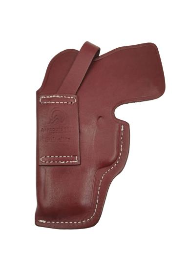 Canik TP9 SUB Elite İçin Uygun Kapalı Namlu Kemer İçi Deri Silah Kılıfı Kahve