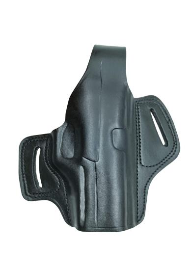 Sarsılmaz SAR9 Mete İçin Uygun Atkılı Tam Kelebek Deri Silah Kılıfı Siyah