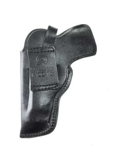 Beretta Mod 70 İçin Uygun Kapalı Namlu Kemer İçi Deri Silah Kılıfı Siyah