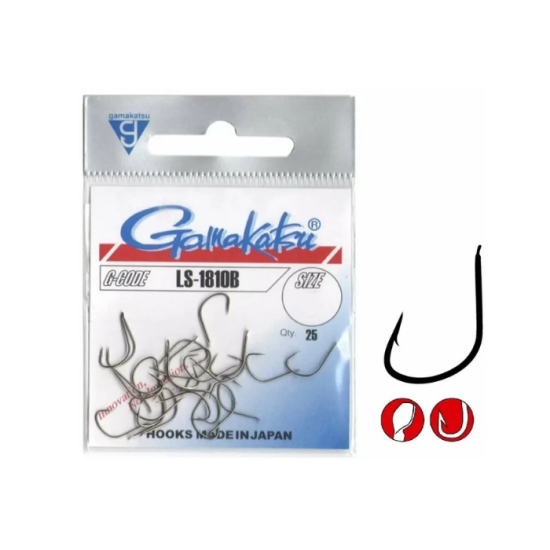 Gamakatsu LS-1810B NO:16 Nikel Olta İğnesi 25li