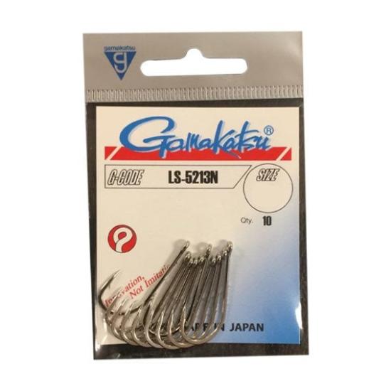 Gamakatsu LS-5213N NO:4/0 Nikel Olta İğnesi 10Adet