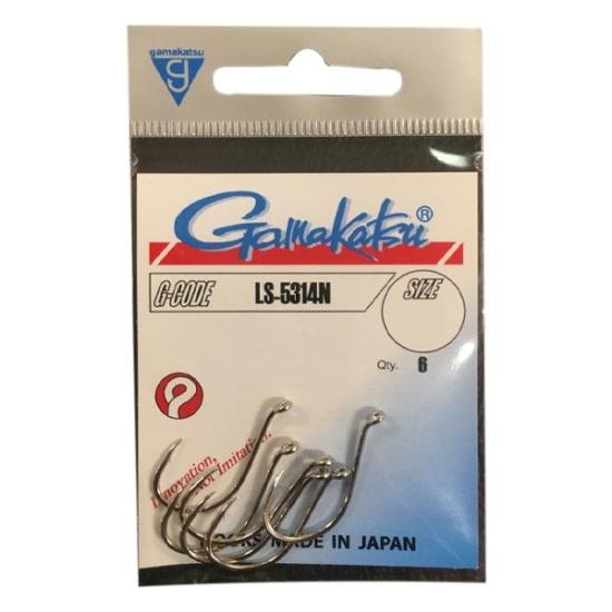 Gamakatsu LS 5314N NO:2/0 Nikel Olta İğnesi 6Adet