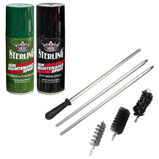 Tüfek Bakım ve Koruma Seti Sprey Yağ ve Harbi Takım