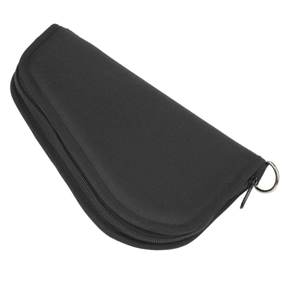 Fermuarlı Üçgen Kumaş Tabanca Çantası Full Modellere Uygun